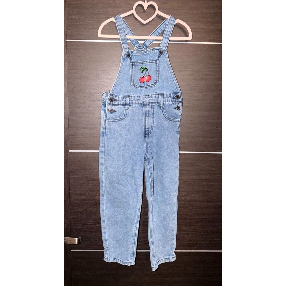 Shein Y2K Blue Jean Overalls Girls Size 6